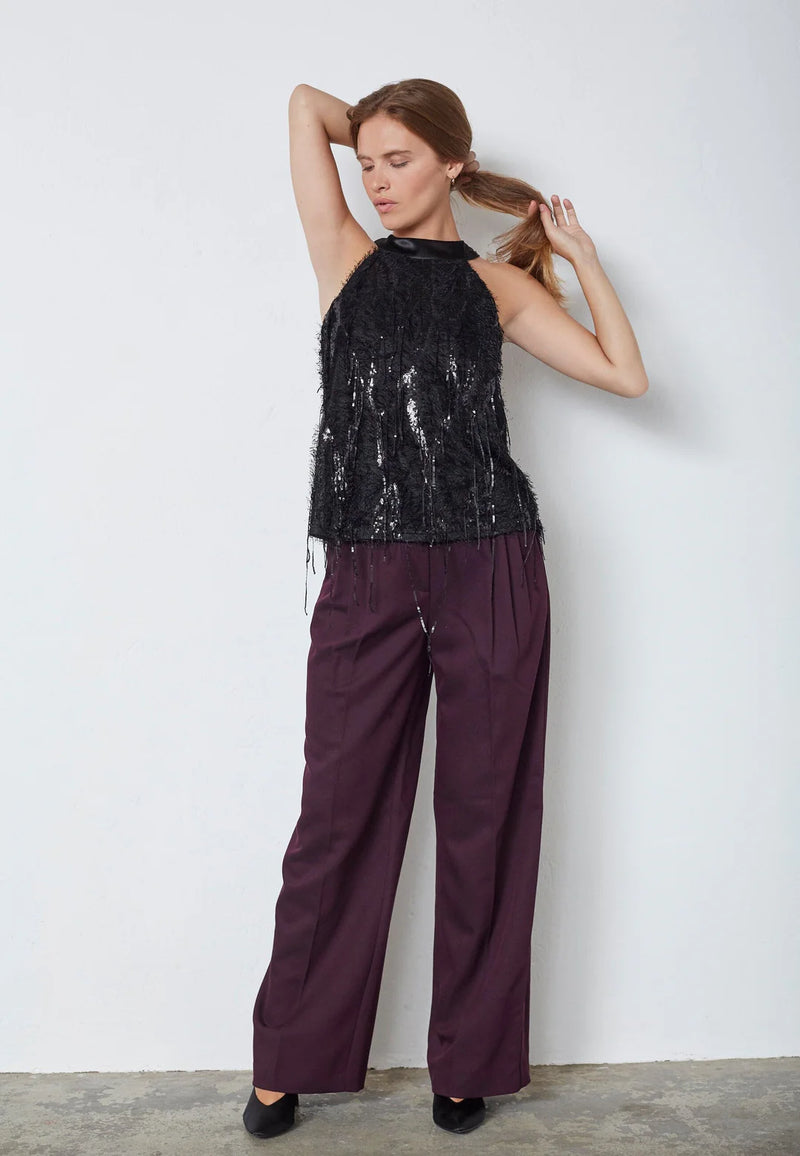 Bex Sequin Halter Top