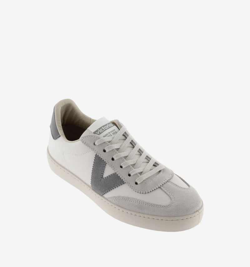 Berlin Leather Trainers Grey