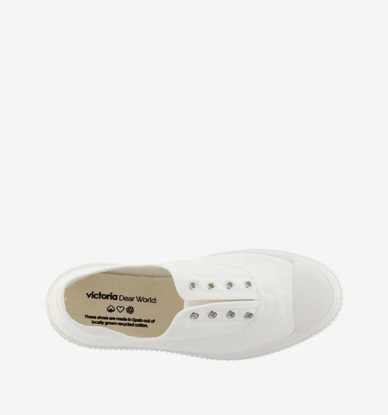 Re-Edition Canvas Plimsole Blanco