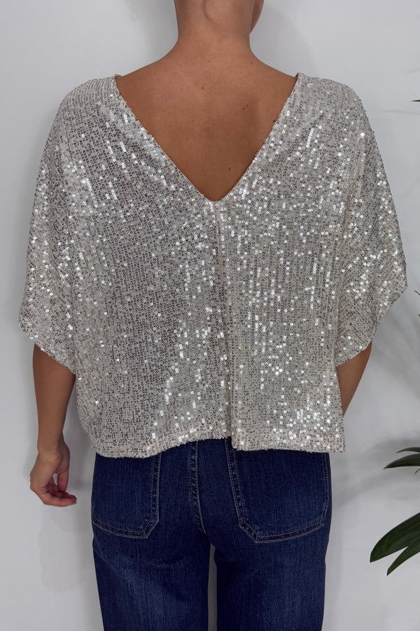 Cruz Sequin Top