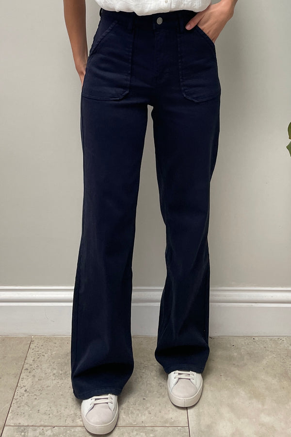 Ginny Navy Flares