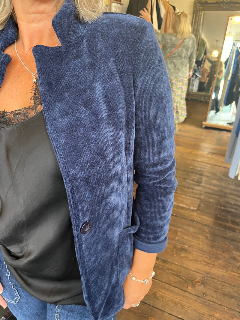 Collette Cord Jacket Navy