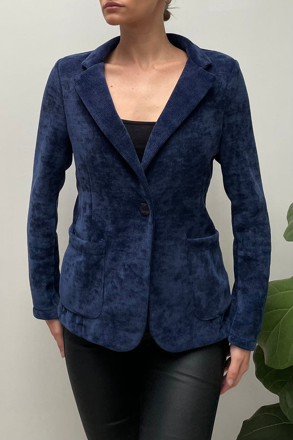 Collette Cord Jacket Navy
