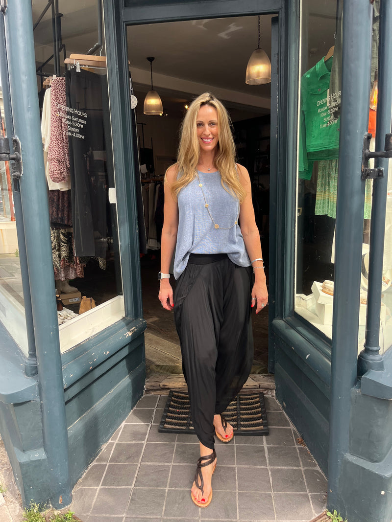 Isla Linen Tie Top