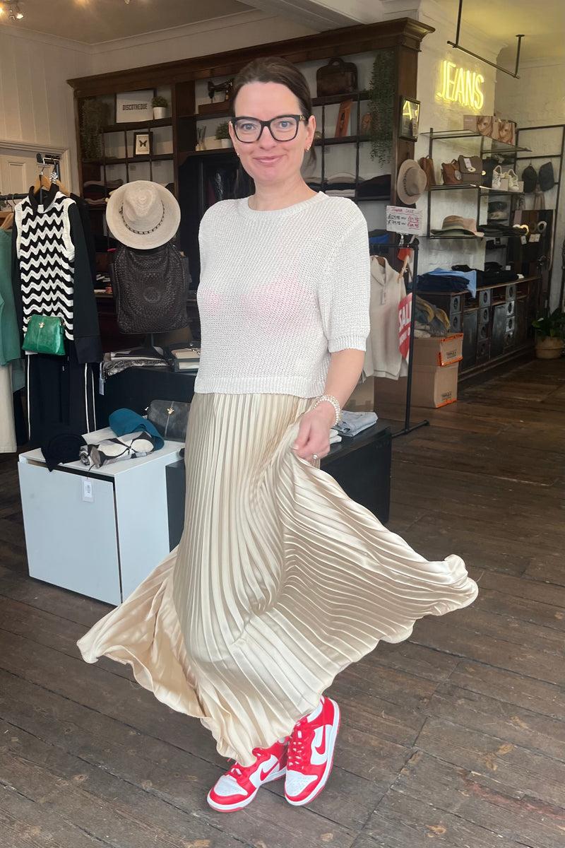 Mimi Pleated Dress