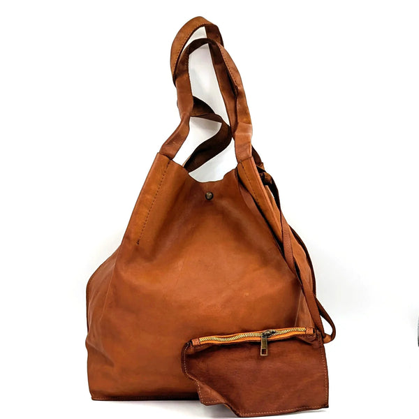 Vintage soft Leather Tote