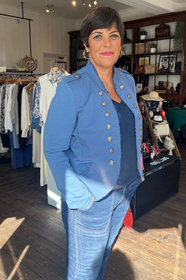 Florence Military Blue Jacket