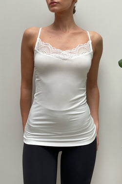 Rubie Lace Cami White