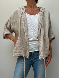 Nico Zip Linen Jacket