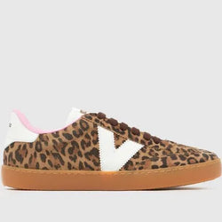 Leopard Leather Trainers