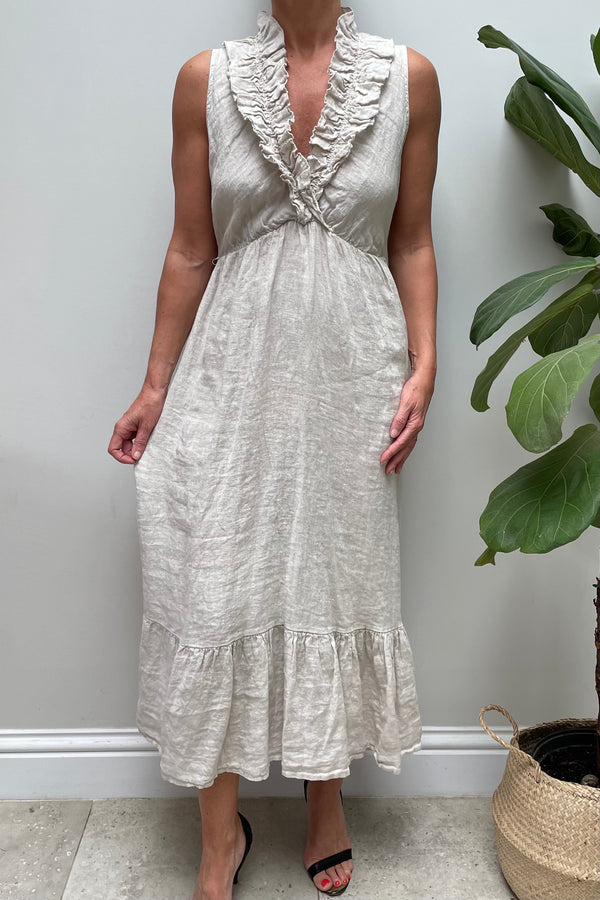 Fleur Linen Dress