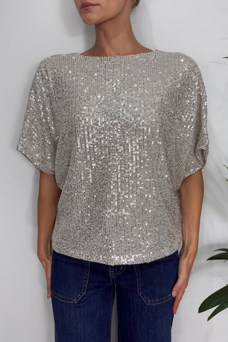Cruz Sequin Top