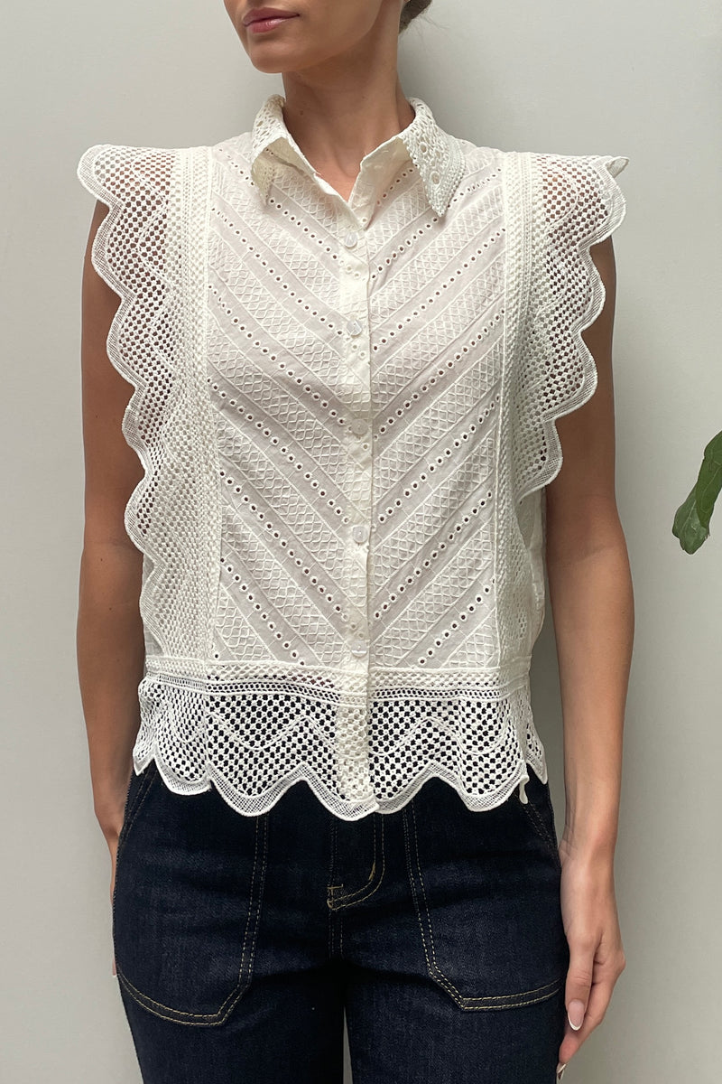 Chloe Blouse Ivory