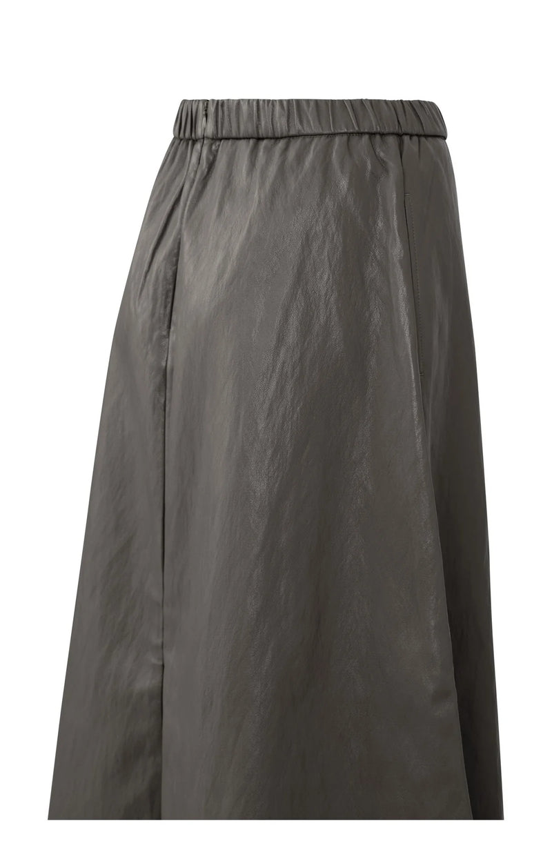 Abbie Faux Leather Skirt