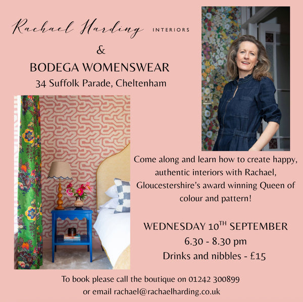Authentic Interiors with Rachael Harding  - Wed 10th September