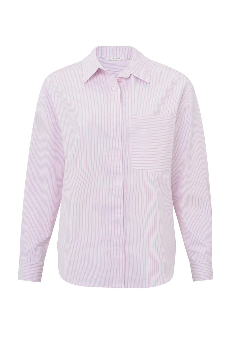 Sofia Baby Pink Stripe Shirt