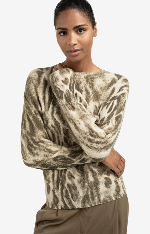 Zoe Abstract Sweater