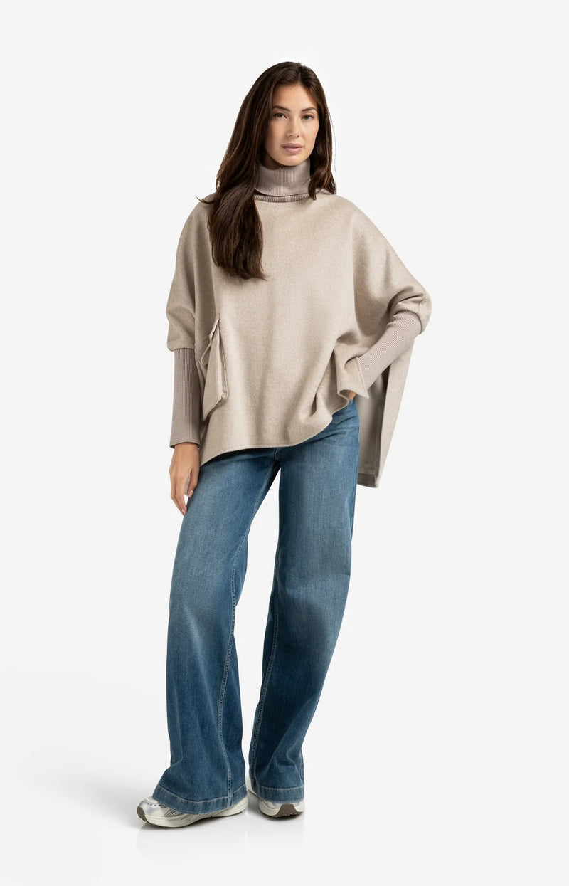 Francis Wool Blend Poncho
