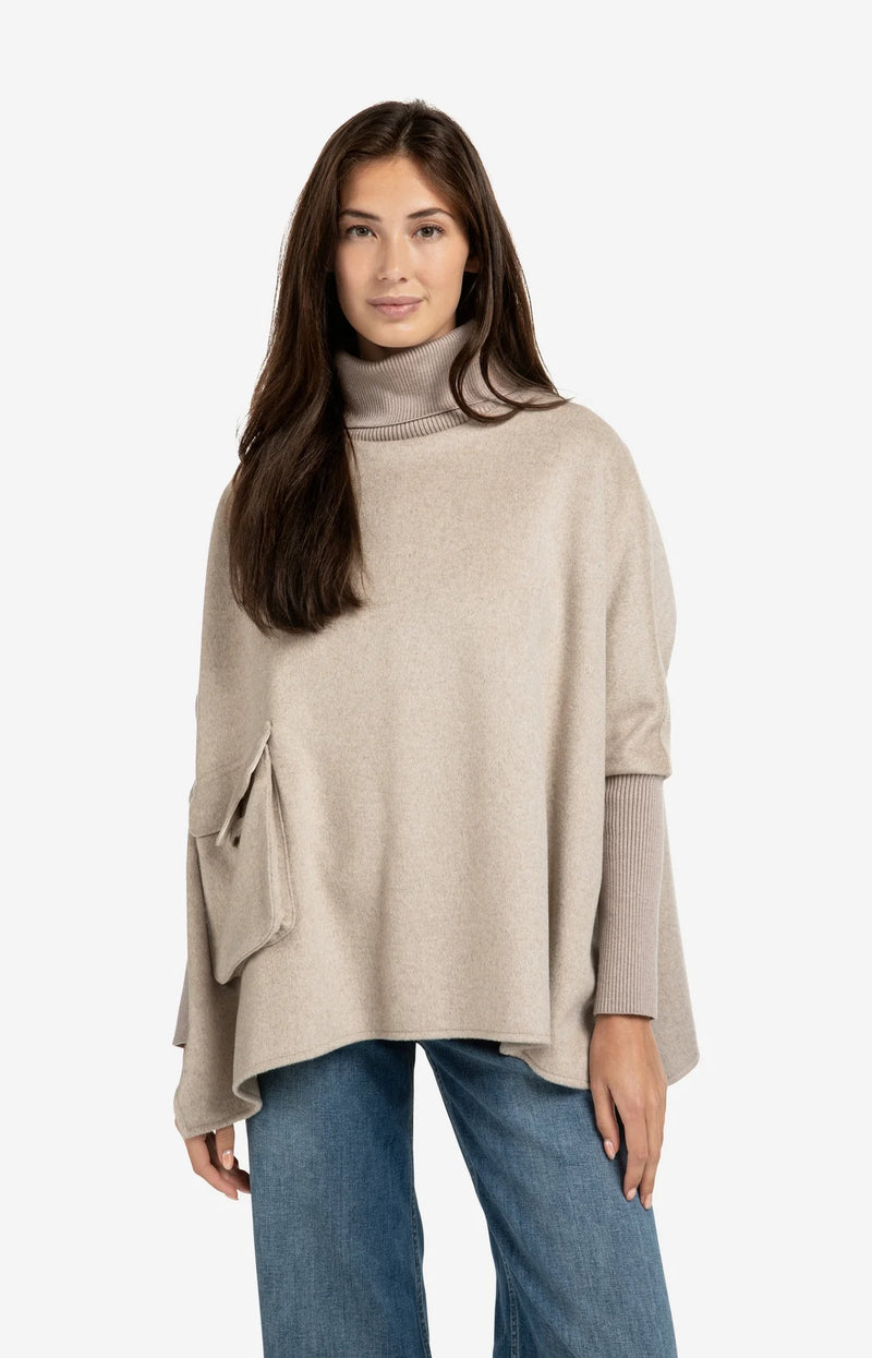 Francis Wool Blend Poncho