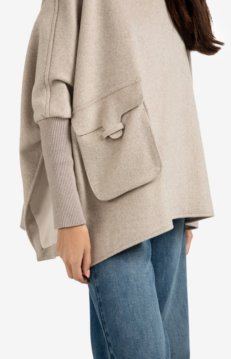 Francis Wool Blend Poncho