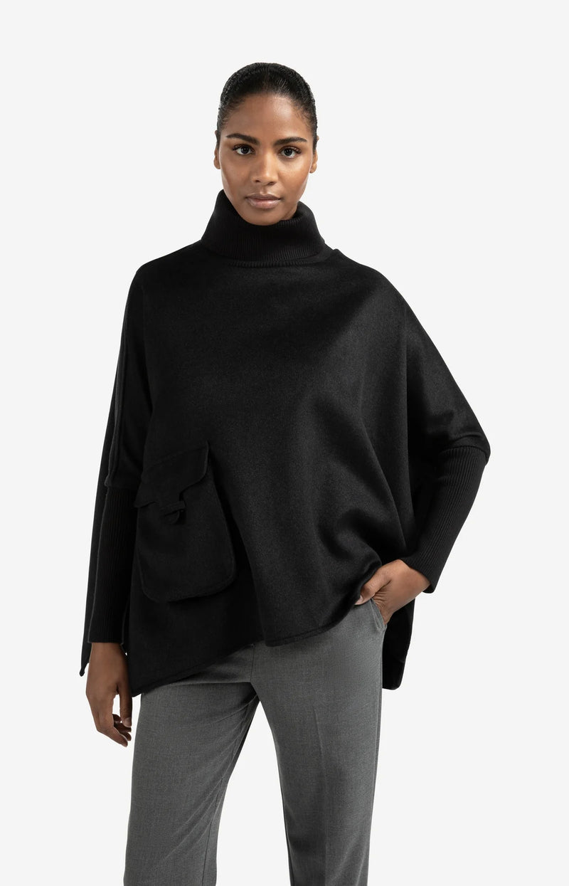 Francis Wool Blend Poncho