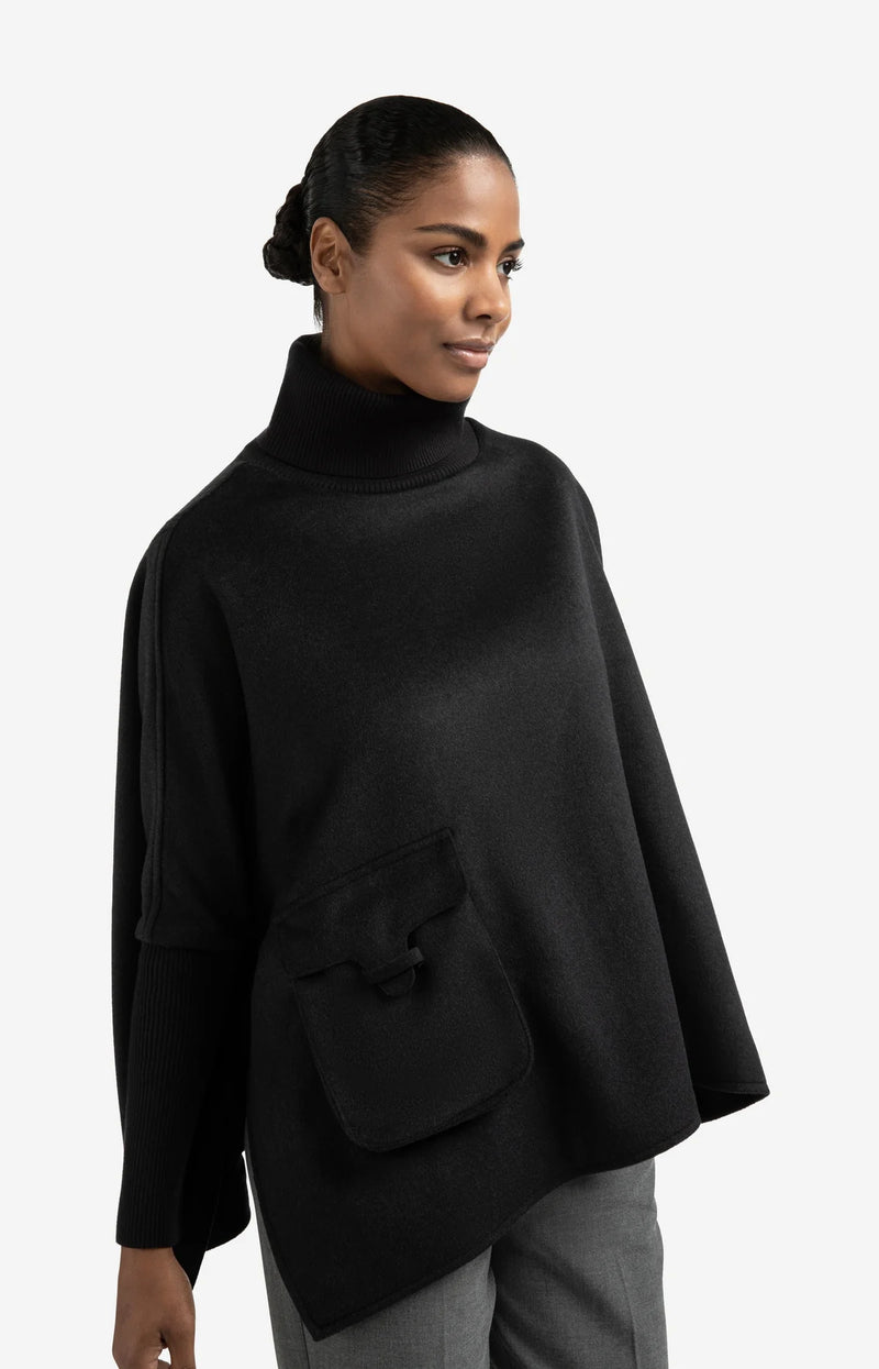 Francis Wool Blend Poncho