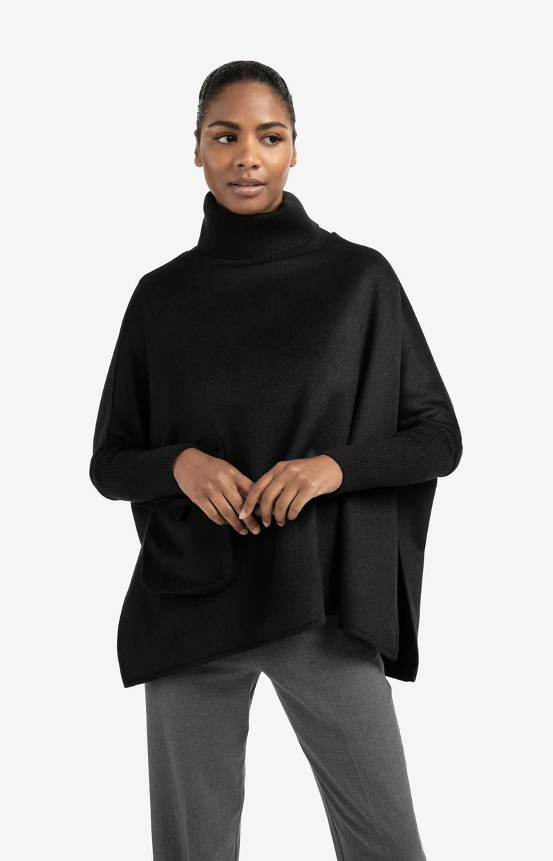 Francis Wool Blend Poncho