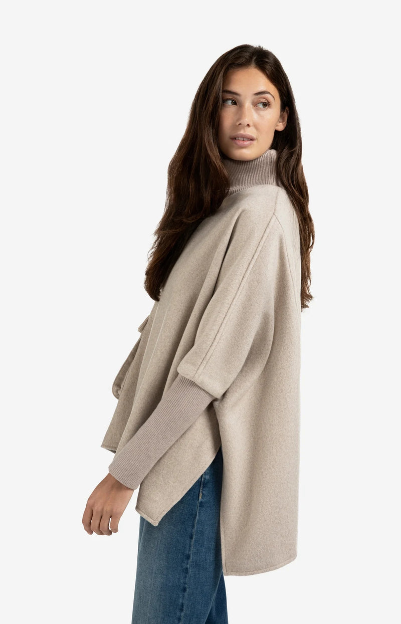 Francis Wool Blend Poncho