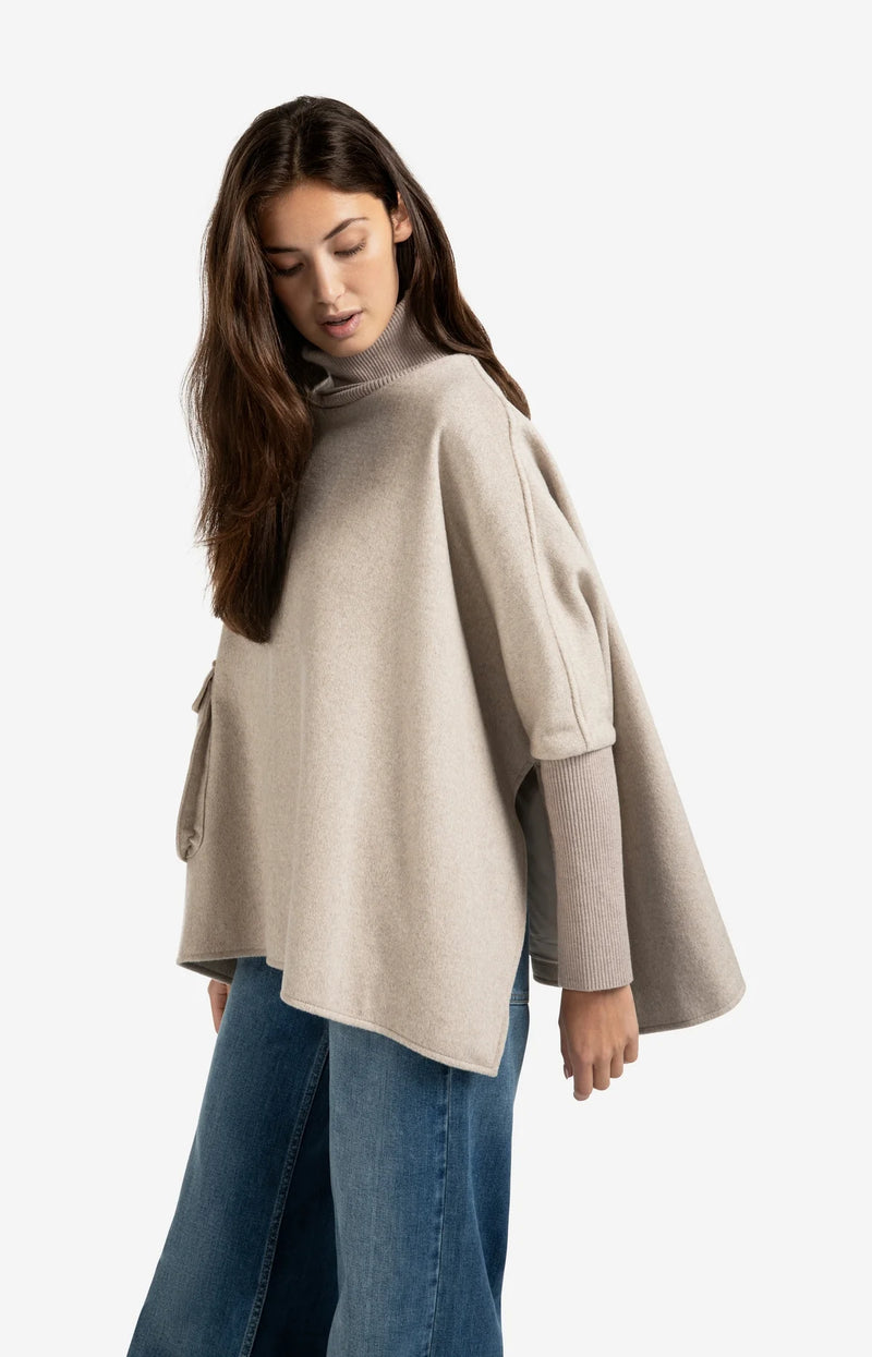 Francis Wool Blend Poncho