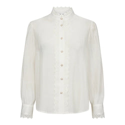 Angie Anglaise Blouse White