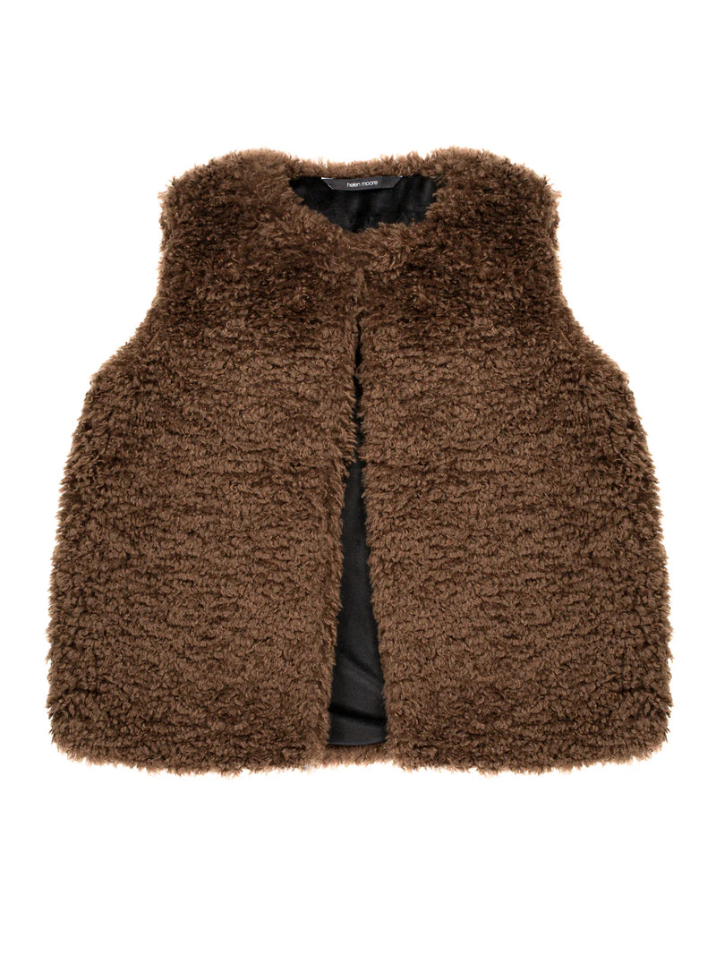 Vinnie Faux Sheepskin Gilet