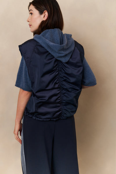 Blake Hooded Knit -Blue