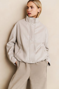 Leon Faux Leather Jacket