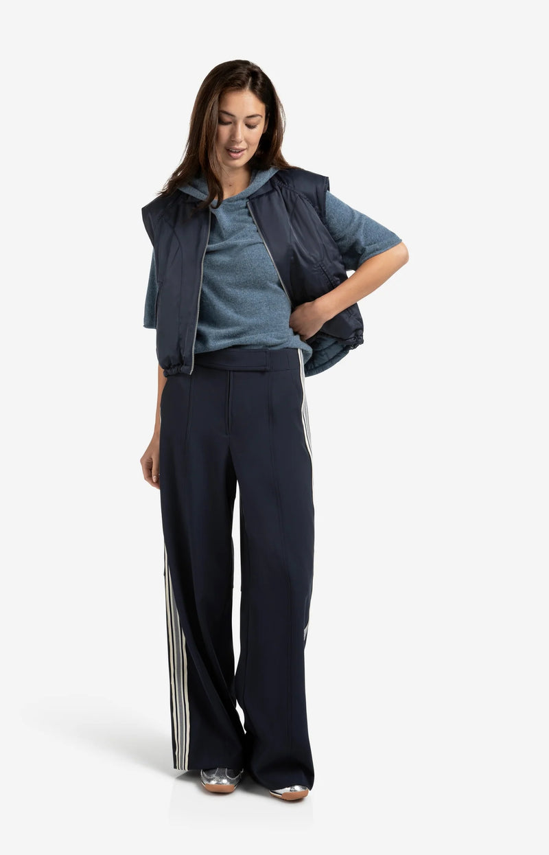 Blake Hooded Knit -Blue