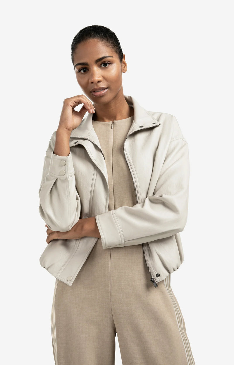Leon Faux Leather Jacket