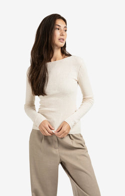 Phoebe Textured Fine Knit