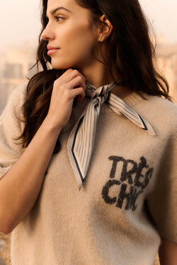 Claude Tie Narrow Scarf