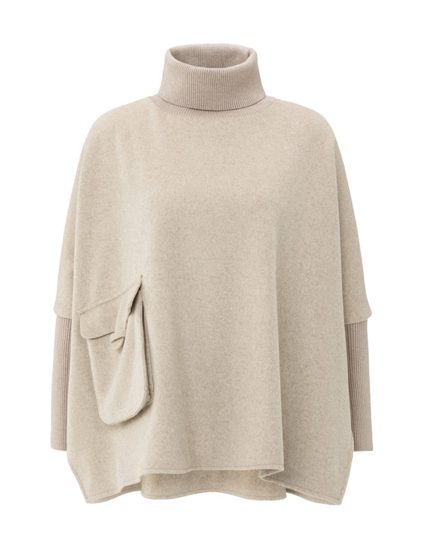Francis Wool Blend Poncho