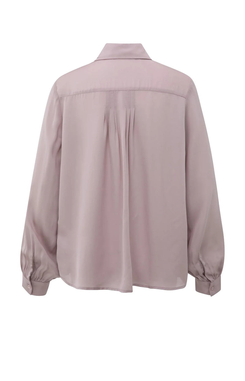 Claude Luxe Satin Blouse