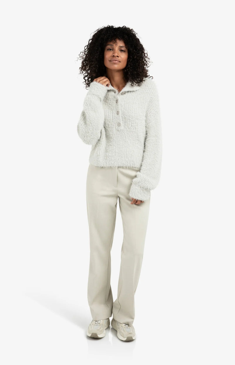 Emmy Crop Button Knit