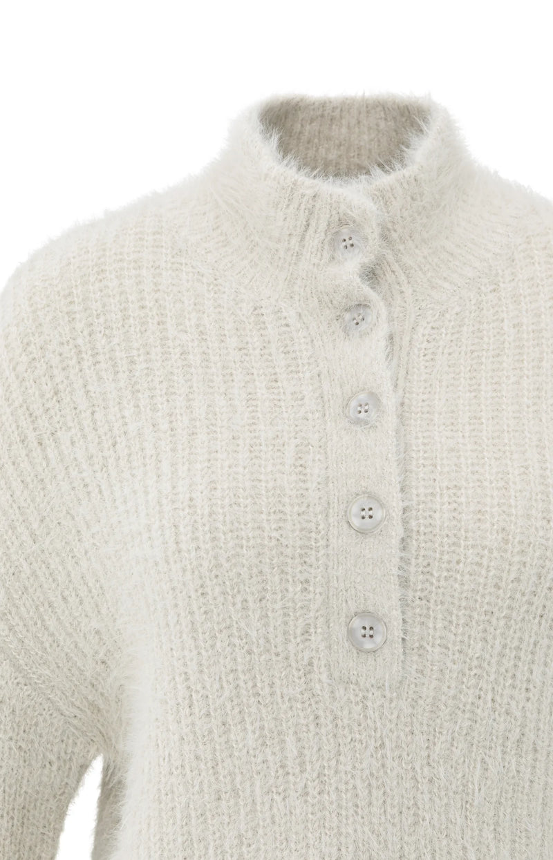 Emmy Crop Button Knit