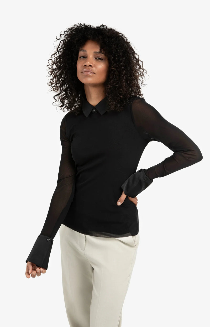Bea Mesh Sleeve Top