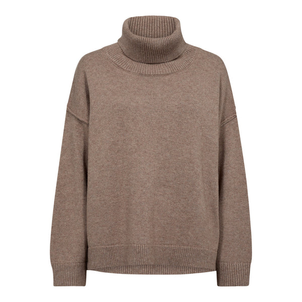 Mia Luxe Roll Neck Latte