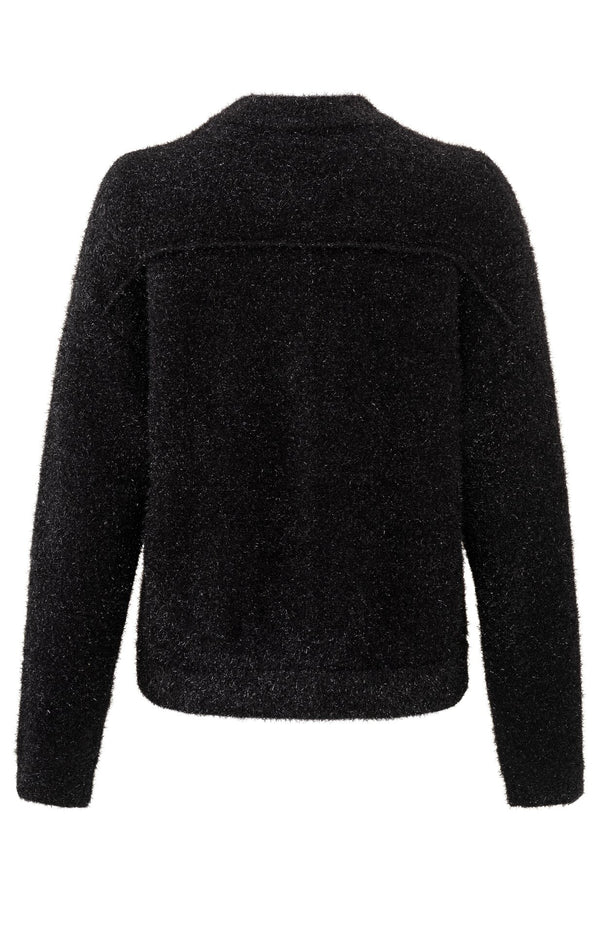 Felix Glitter Knit Bomber