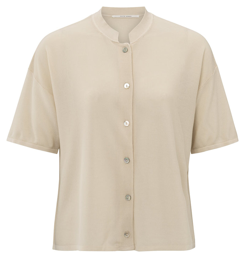 Short sleeve cardigan