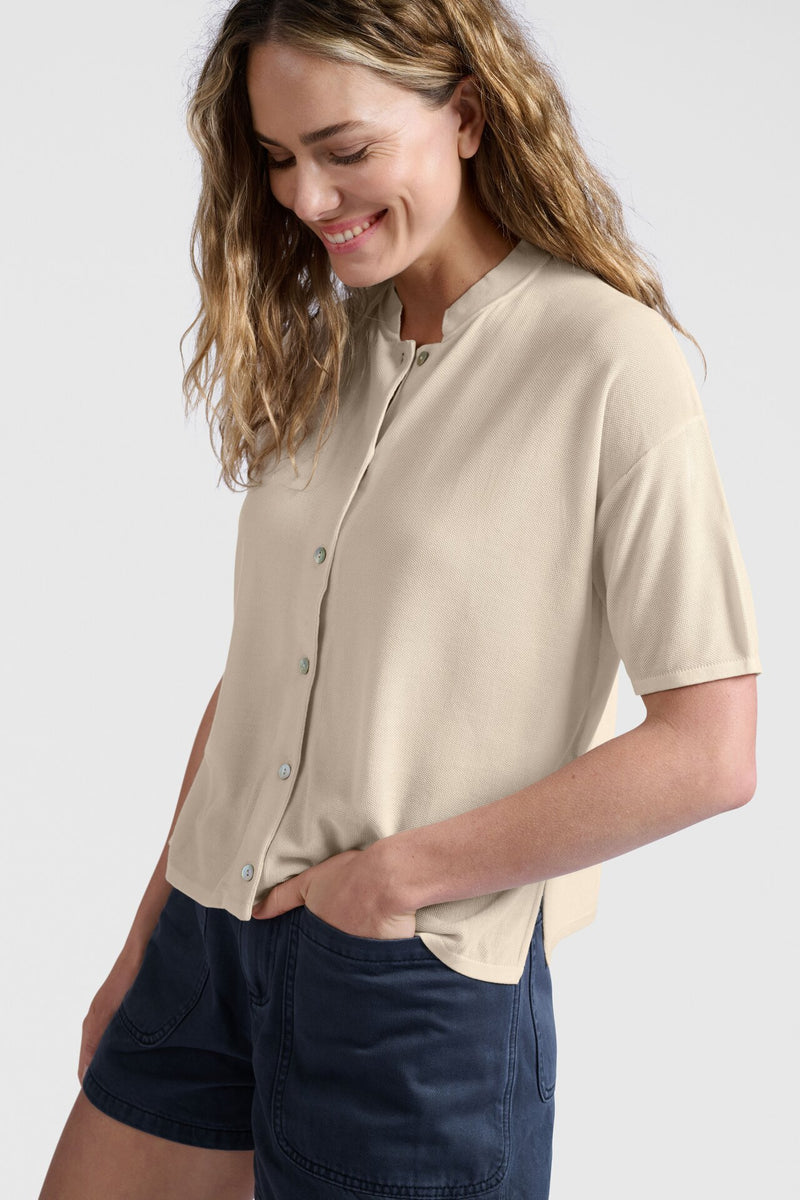 Short sleeve cardigan